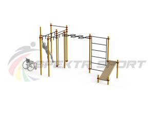 Купить Спортивный комплекс для инвалидов-колясочников WRK-D17_76mm в Мензелинске 