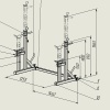 Купить Стойка с подстраховкой Профи RK-010 в Мензелинске 